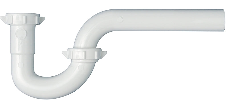 Plumb Pak PP20941 P-Trap, 1-1/4 in, Slip-Joint, PVC, White – Shell ...