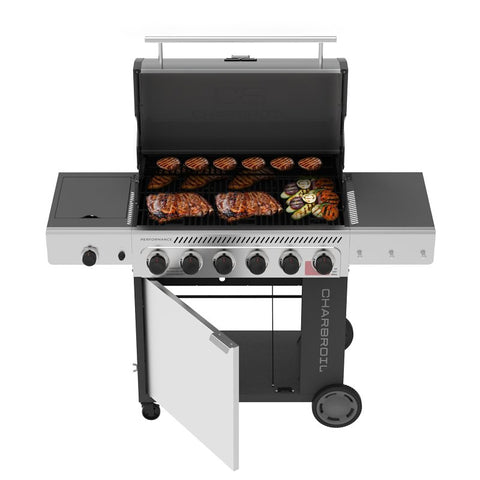 Char-Broil Performance Series 463229021 Gas Grill, 60,000 Btu, Liquid Propane, 6-Burner, Cabinet Storage