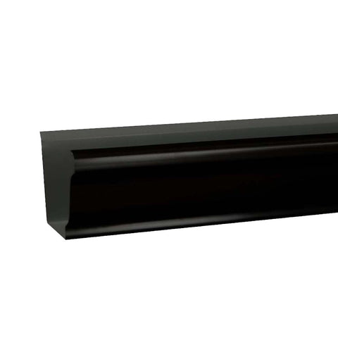 Amerimax 2400635120 Gutter, 10 ft L, 5 in W, K-Style Profile, Aluminum, Black, Pack of 10
