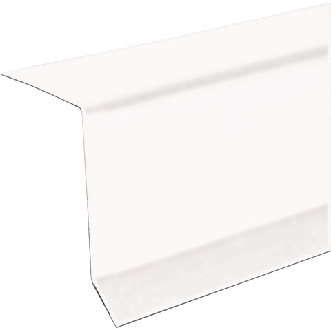 Amerimax 5710300120 Roof Edge and Trim, 10 ft L, Steel, White, Pack of 25