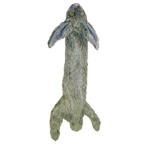 Spot Skinneeez Gray Plush Rabbit Dog Toy Medium 1 pk