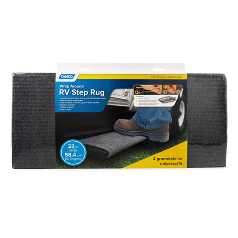 Camco USA 42935 Step Rug, Gray, 22 in L, 23 in W
