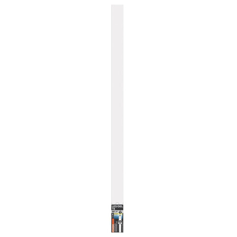 Sylvania 42202 LED Tube, Ballast-Free, T8, T12 Lamp, FA8 Single-Pin, R17D Lamp Base, Non-Dimmable, Frosted, Pack of 2