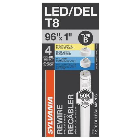 Sylvania 42199 LED Tube Light, Type B, T8 Lamp