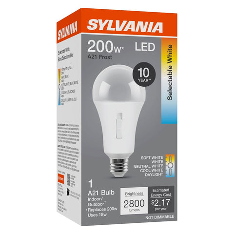 LED A19 5CCT SELECT 200W, Pack of 4