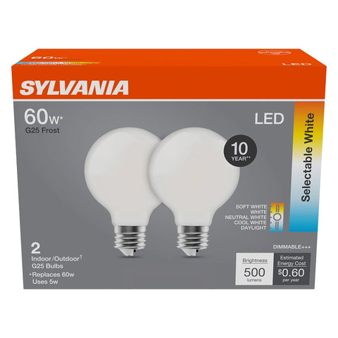 LED G25 5CCT SELECT FR 60W