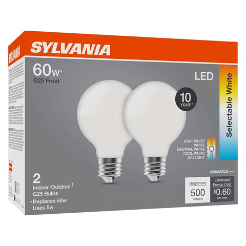 LED G25 5CCT SELECT FR 60W