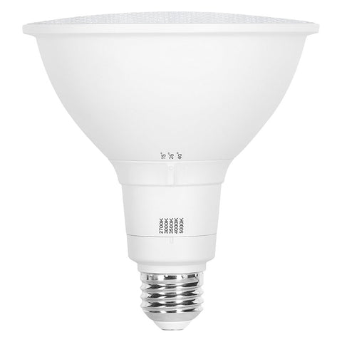 Sylvania TruWave 42287 LED Bulb, 5CCT Selectable, PAR38 Lamp, 120 W Equivalent, E26 Medium Lamp Base, Dimmable, Pack of 4