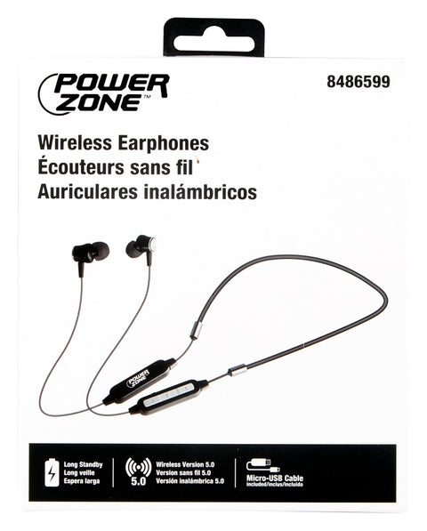 PowerZone KL-005BE Earphones, Black