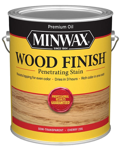 Minwax Wood Finish 710790000 Wood Stain, Cherry, Liquid, 1 gal, Can, Pack of 2