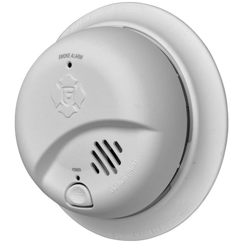 First Alert 1046858 Smoke Alarm, Ionization Sensor, White