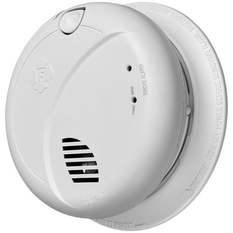 BRK 1046721 Smoke Alarm with Battery Backup, Photoelectric Sensor, Alarm: Voice