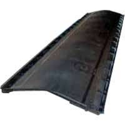 Lomanco Omni Series LOR9-4 Ridge Vent, 4 ft L, 9 in W, Aluminum, Black, Pack of 10