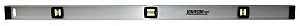Johnson 1300-4800 I-Beam Level with Rule, 48 in L, 3-Vial, Non-Magnetic, Aluminum, Silver