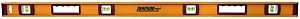 Johnson 1233-4800 I-Beam Level, 48 in L, 4-Vial, Non-Magnetic, Aluminum