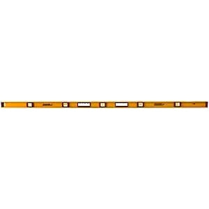 Johnson 1234-7800 I-Beam Level, 78 in L, 5-Vial, Magnetic, Aluminum, Yellow