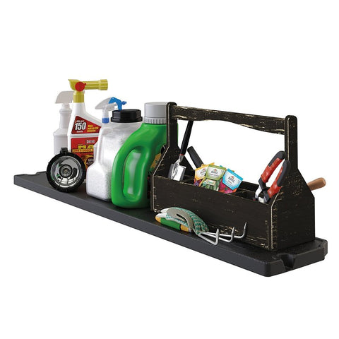 Suncast BMSASHELFH1 Horizontal Shed Shelf Kit, Resin, Black
