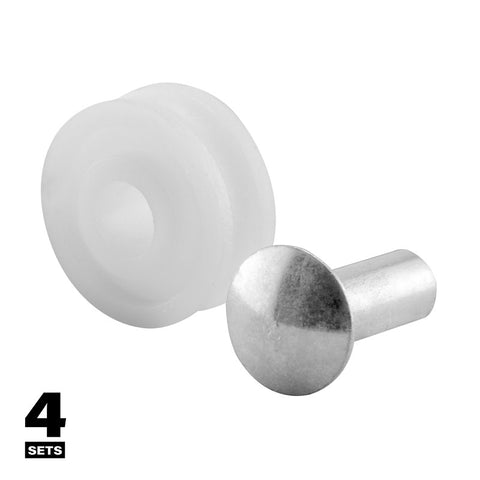Prime-Line G 3018 Roller, Nylon, 4/PK