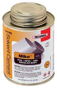 Rectorseal 55970 Solvent Cement, 0.5 pt, Can, Liquid, Amber