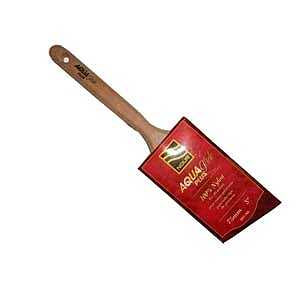 Nour 3851-75N Paint Brush, 3 in W, Angle Brush, 3-1/4 in L Bristle, Nylon Bristle, Rat Tail Handle