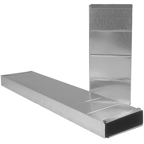 Imperial GV0220 Stack Duct, 60 in L, 10 in W, 3-1/4 in H, 30 Gauge, Ga ...