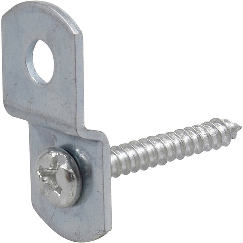 OOK 50220 Mirror Clip Set, 1/8 in L Dimensions, Metal, Nickel, Wall, 15/PK, Pack of 12