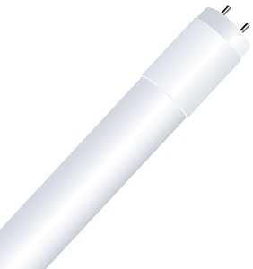 Feit Electric T48/830/LEDG2 LED Fluorescent Tube, Linear, T8, T12 Lamp, G13 Lamp Base, Frosted, Warm White Light