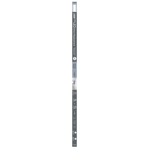Feit Electric T36/840/LEDG2 Plug and Play Tube, 120 to 277 VAC, 12 W, LED Lamp, 1450 Lumens, 4100 K Color Temp