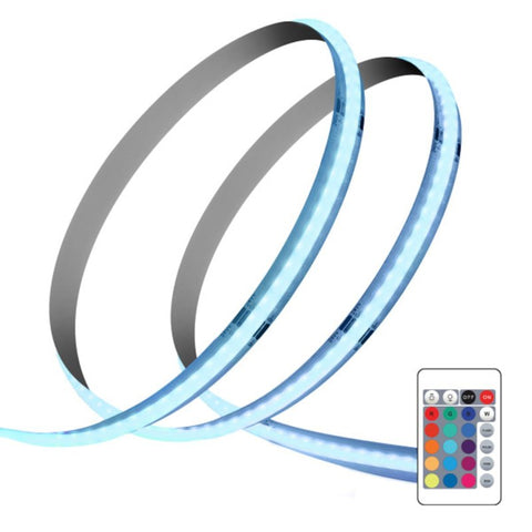 Feit Electric TAPE240/COB/RGB Indoor Continuous Color Tape Light, 120 V, LED Lamp, RGB Light, 120 Lumens