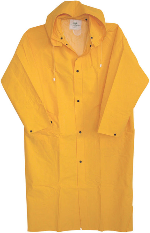 Boss Yellow PVC-Coated Rayon Raincoat X-Large