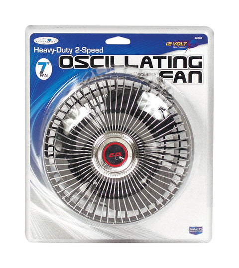 Custom Accessories 12 volts Oscillating Fan