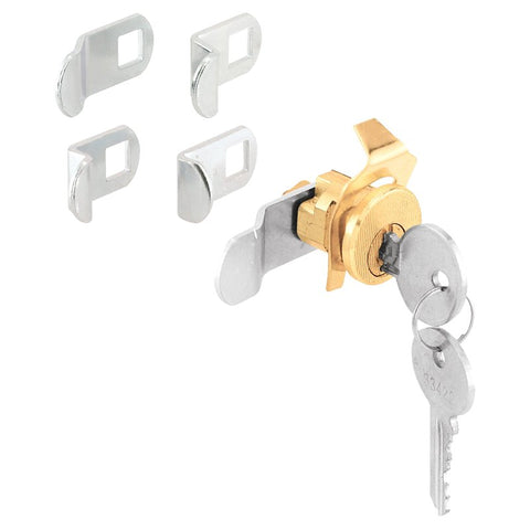 Defender Security S 4634 Mailbox Lock, Steel, Brass