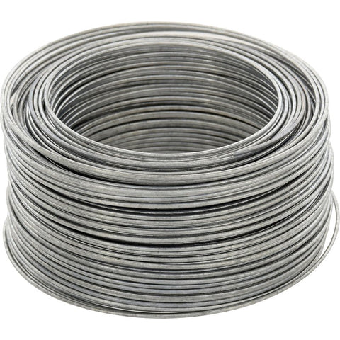 Hillman 50135 Utility Wire, 1/2 in Dia, 100 ft L, 22 ga Gauge, 25 lb Working Load, Steel, Galvanized