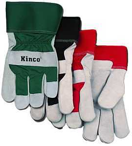 Heatkeep 1932-L Protective Gloves, Men's, L, Wing Thumb, Black/Green