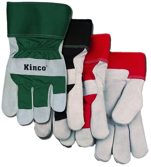 Heatkeep 1932-L Protective Gloves, Men's, L, Wing Thumb, Black/Green