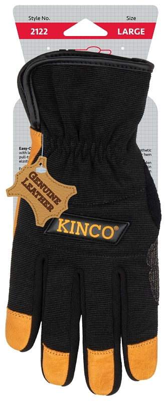 GLOVES WORK GOATSKIN/SYN MED