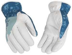 KincoPro 103HKWM Hybrid Gloves, Women's, M, Wing Thumb, Easy-On, Shirred Elastic Cuff, Polyester Spandex Fabric Back