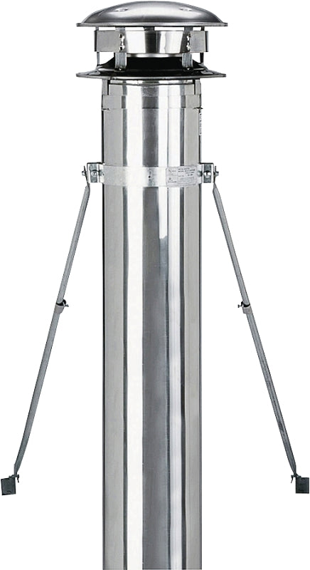 Selkirk 208440 Roof Brace Kit, Stainless Steel, Includes: (1) Bolt Adjustment and (1) Roof Bracket