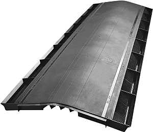 Lomanco Omni Series OR4 Ridge Vent, 4 ft L, Black