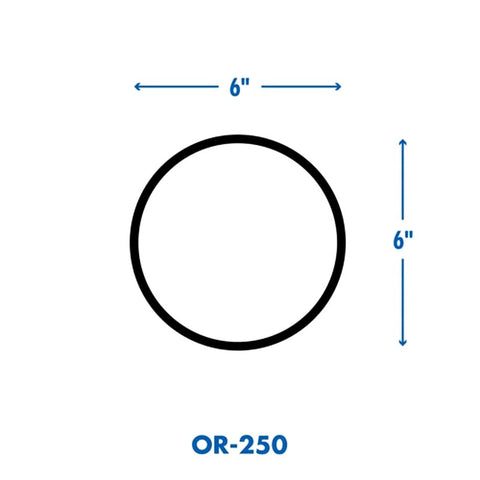 Culligan OR-250 Water Filter Housing O-Ring, Buna-N, Black