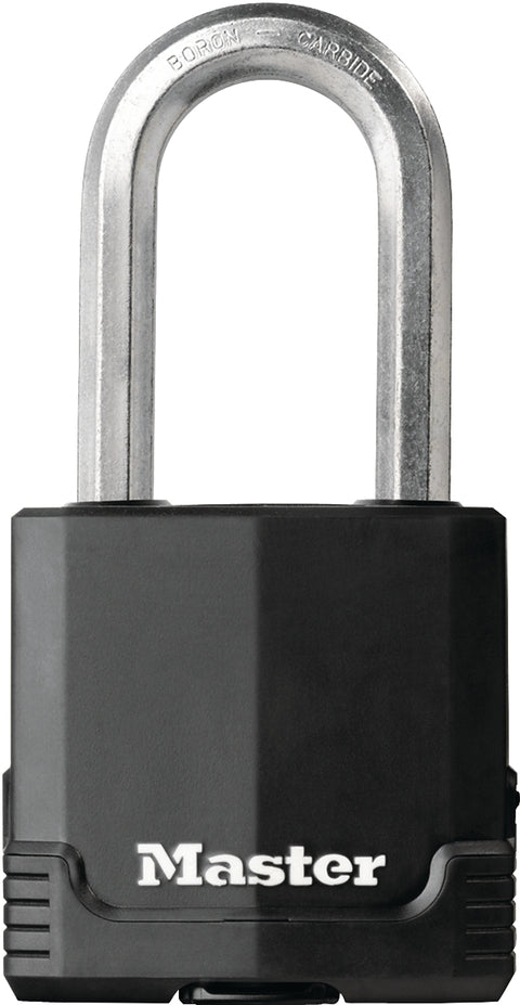 Weiser Laminated Steel Padlock – SmartKey, Boron Carbide Shackle, 2-Inch Body, Weather Cover, For Gates And Storage