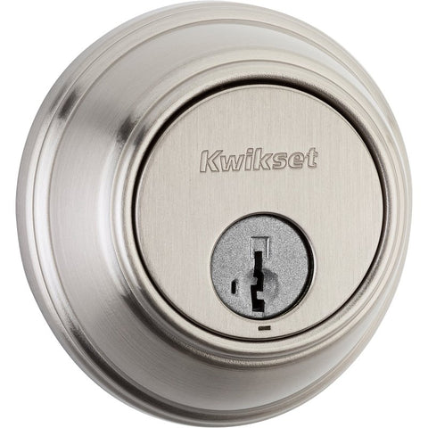 Db Rcal Ul Kwikset 817 15 SMT RCAL RCS UL Deadbolt, 2 Grade, Keyed Key, Zinc, Sat ...