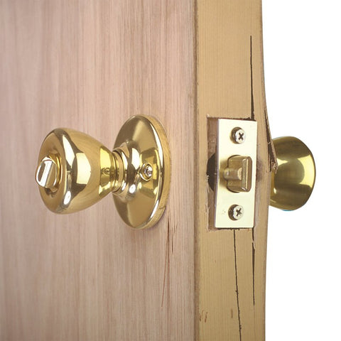 Prime-Line U 9548 Lock and Door Reinforcer, 2-3/8 in Backset, 1-3/4 in Thick Door, Brass, 9 in H, 3-7/8 in W