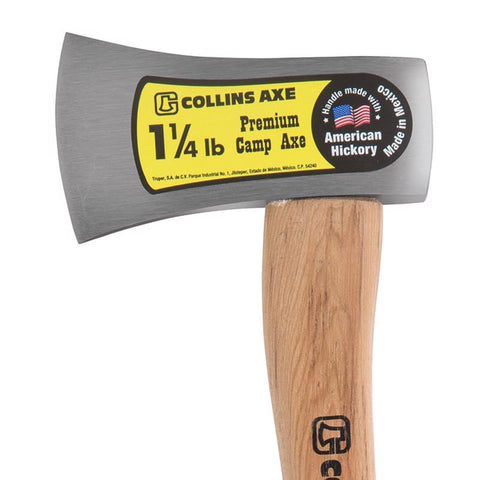 Axe Shell Collins 1.25 lb Single Bit Hunting Axe 14 in. Wood Handle – Shell ...