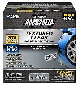 Rust-Oleum 317382 Floor Coating, Satin, Clear, 120 oz