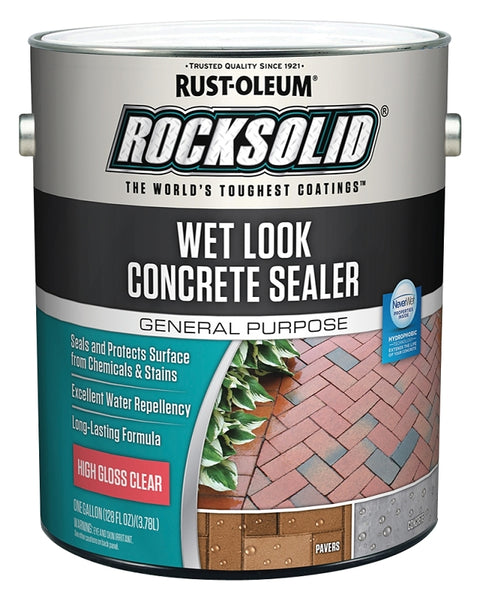 Rust-Oleum 317927 Concrete Sealer, Clear, Liquid, 1 gal, Pack of 2