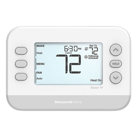 Honeywell Home X2S Series RTHC2CWF/N Smart Programmable Thermostat, 24 V, Backlit Display, White