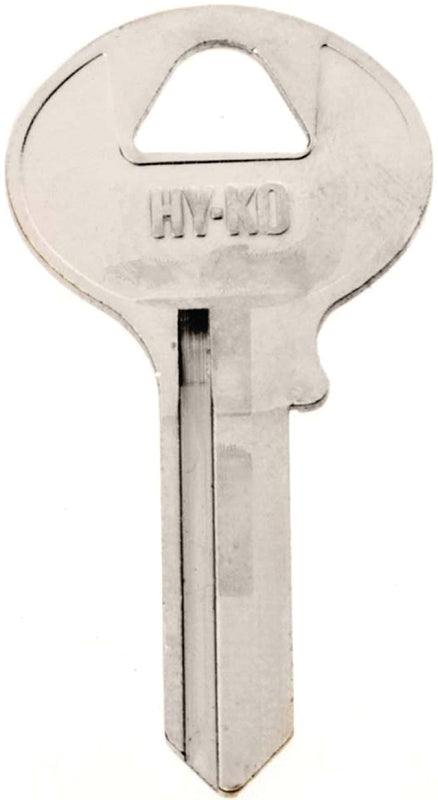 Hy-Ko 11010CO10 Key Blank, Brass, Nickel, For: Corbin Russwin Cabinet, House Locks and Padlocks, Pack of 10