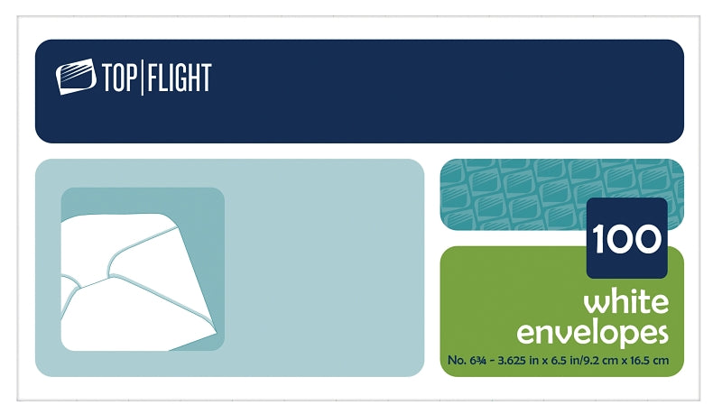 Top Flight 6900312 Envelope, White, 3-5/8 in W – Shell Lumber and Hardware