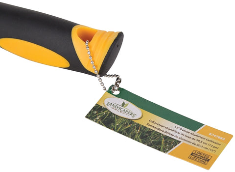 Landscapers Select GT956C Garden Cultivator, 12 in L, TPR Handle